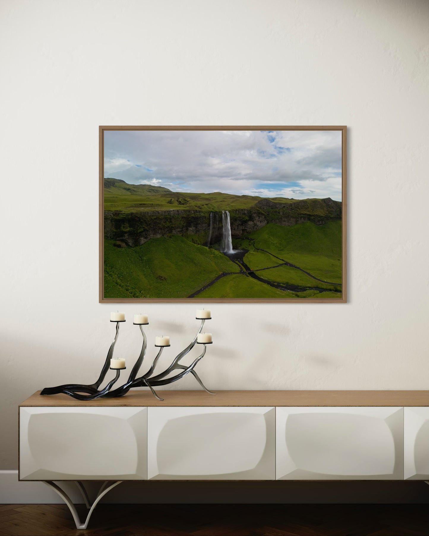 Seljalandsfoss | Dronebillede fra Island