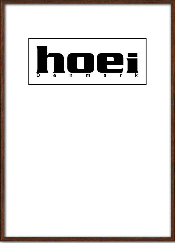 Massiv mørk egetræ | Plakatramme fra Hoei